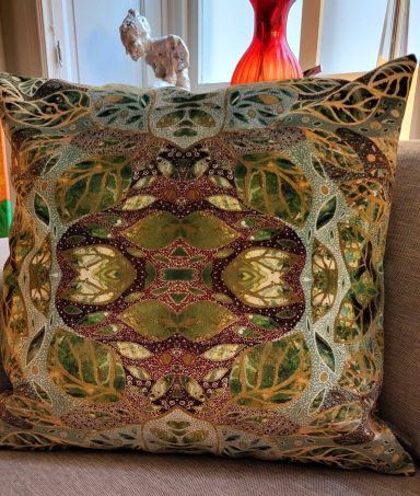 Kuddfodral i mjuksammet